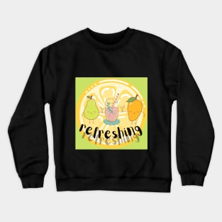 Summer Refreshing Drinks Lemonade Stand Favorite Tropical Beverage Crewneck Sweatshirt